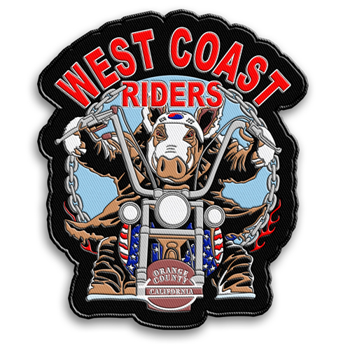 Custom biker patch